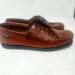 Vintage Eastland Falmouth Leather Lace-Up MOCS  3365-04 Shoes Women's Size 8.5 E